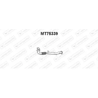 VENEPORTE MT75339 - Tuyau d'échappement