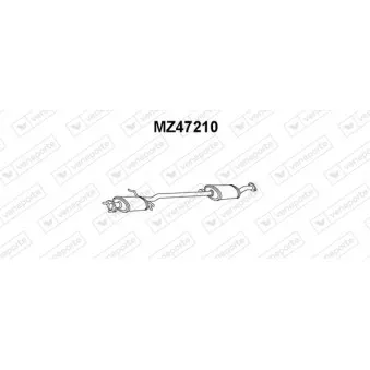 Silencieux avant VENEPORTE OEM E52640300A Silencieux avant VENEPORTE OEM E52640300A