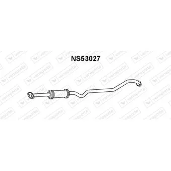 Silencieux avant VENEPORTE OEM 20300BU315