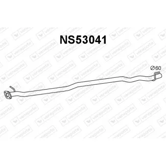 VENEPORTE NS53041 - Tuyau d'échappement