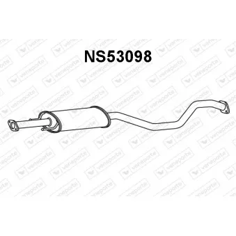 Silencieux avant VENEPORTE OEM 203001KX0A