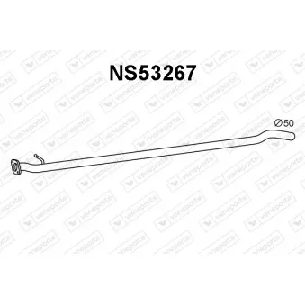 VENEPORTE NS53267 - Tuyau d'échappement