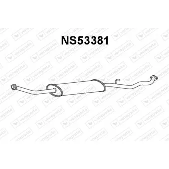 Silencieux avant VENEPORTE OEM 20300AY105