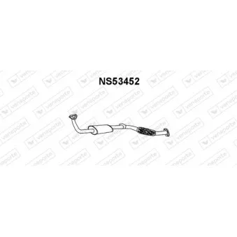 Silencieux avant VENEPORTE OEM 200103T700 Silencieux avant VENEPORTE OEM 200103T700