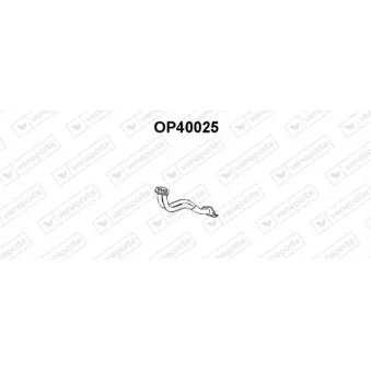Tuyau d'échappement VENEPORTE OEM 854045