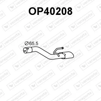 VENEPORTE OP40208 - Tuyau d'échappement