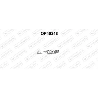 Silencieux avant VENEPORTE OEM 852871