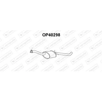 VENEPORTE OP40298 - Silencieux central