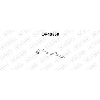 VENEPORTE OP40558 - Tuyau d'échappement