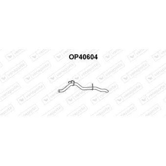 Tuyau d'échappement VENEPORTE OP40604