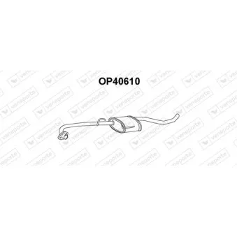 Silencieux avant VENEPORTE OEM 852018