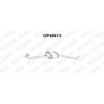 Silencieux avant VENEPORTE OEM 93181162