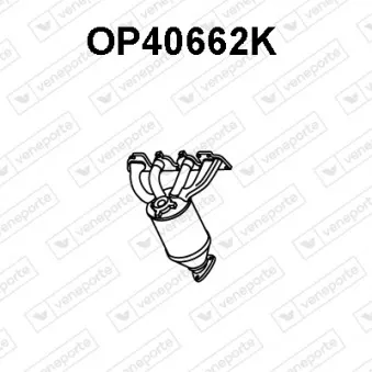 VENEPORTE OP40662K - Catalyseur en coude