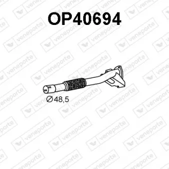 VENEPORTE OP40694 - Tuyau d'échappement