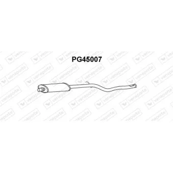 Silencieux avant VENEPORTE OEM 171711