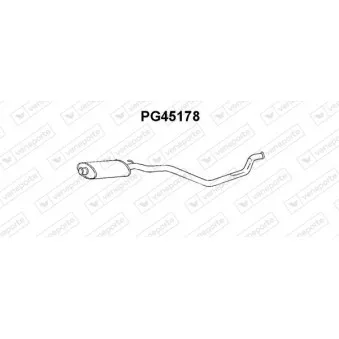 Silencieux avant VENEPORTE OEM 172864