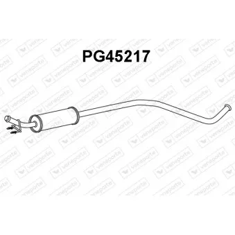 Silencieux avant VENEPORTE OEM 1717SC