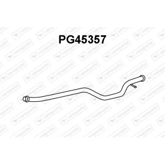 VENEPORTE PG45357 - Tuyau d'échappement