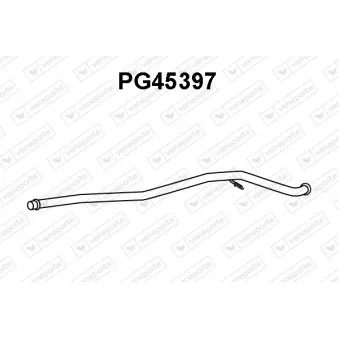 VENEPORTE PG45397 - Tuyau d'échappement