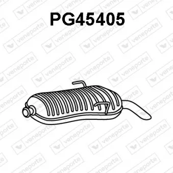 Silencieux arrière VENEPORTE PG45405