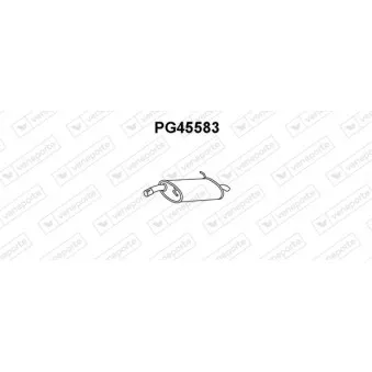 VENEPORTE PG45583 - Silencieux arrière