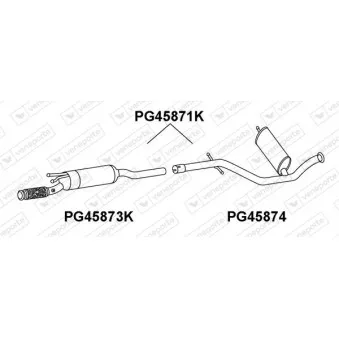 VENEPORTE PG45871K - Catalyseur