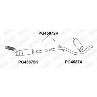 VENEPORTE PG45872K - Catalyseur