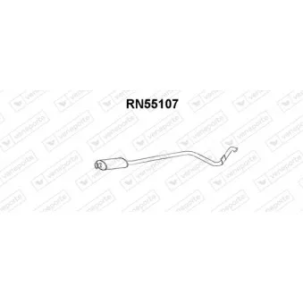 Silencieux avant VENEPORTE OEM 7700812790