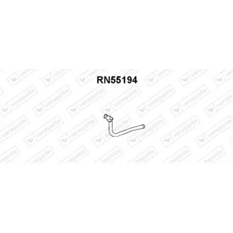 Tuyau d'échappement VENEPORTE RN55194