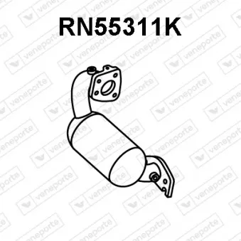 Catalyseur VENEPORTE RN55311K pour RENAULT CLIO 1.2 - 101cv