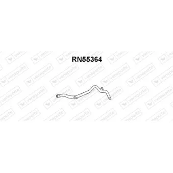 Tuyau d'échappement VENEPORTE RN55364
