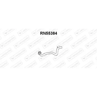 Tuyau d'échappement VENEPORTE RN55384