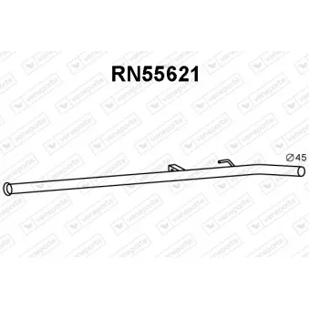 Tuyau d'échappement VENEPORTE RN55621