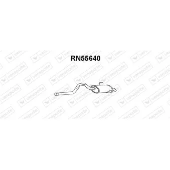 VENEPORTE RN55640 - Silencieux arrière