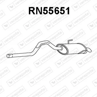 Silencieux arrière VENEPORTE RN55651