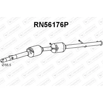 Catalyseur SCR VENEPORTE [RN56176P]