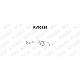 Silencieux arrière VENEPORTE OEM GEX33540