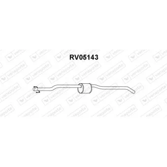 Silencieux avant VENEPORTE OEM WCE104330 Silencieux avant VENEPORTE OEM WCE104330