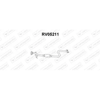 Silencieux avant VENEPORTE OEM 18220SM4A00