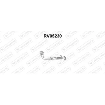 Tuyau d'échappement VENEPORTE RV05230