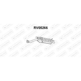 Silencieux arrière VENEPORTE OEM WCG000171