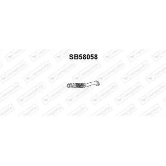 Tuyau d'échappement VENEPORTE OEM 4898037