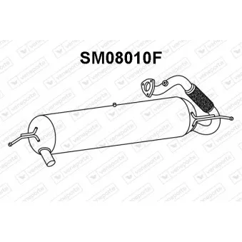 VENEPORTE SM08010F - Filtre à particules / à suie, échappement