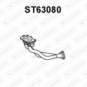 Tuyau d'échappement VENEPORTE ST63080 pour VOLKSWAGEN GOLF 1.8 GTI - 107cv
