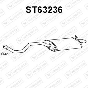 VENEPORTE ST63236 - Silencieux arrière