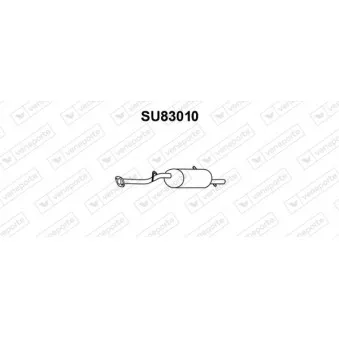 Silencieux arrière VENEPORTE OEM 44305FA030