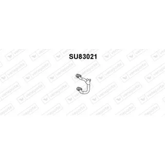 Tuyau d'échappement VENEPORTE SU83021
