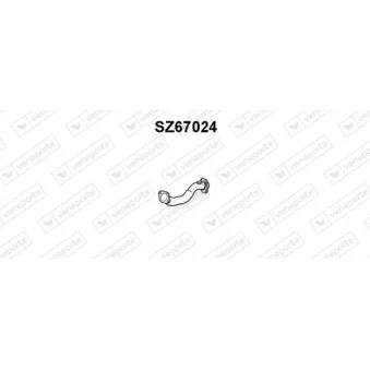 VENEPORTE SZ67024 - Tuyau d'échappement