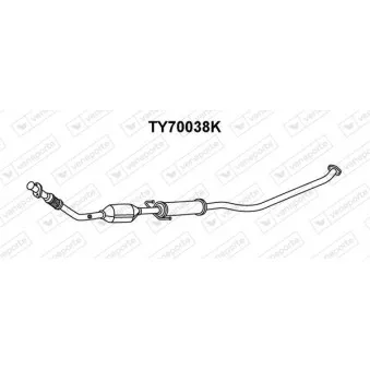 Catalyseur VENEPORTE [TY70038K]