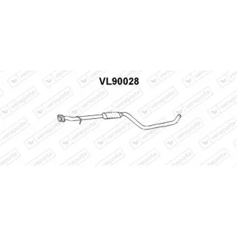 Silencieux avant VENEPORTE OEM 3453210 Silencieux avant VENEPORTE OEM 3453210